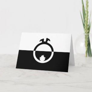 Cartão Elegante Feliz Páscoa para os seus entes queridos!