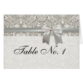 Cartão elegante formal brocado de renda damasco branco