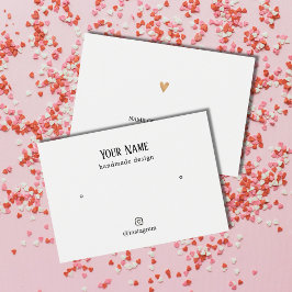 Cartão Elegante Minimalista Faux Dourado para o ou