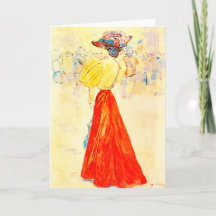 ELEGANTE MODERNO COM UMA SAIA VERMELHA POR HENRY S