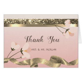 Cartão Elegante Na moda Floral