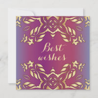 Elegante Na moda Real, Dourado E Roxo, Melhores De