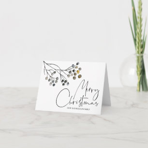 Cartão elegante para Cartões de natal de Natal