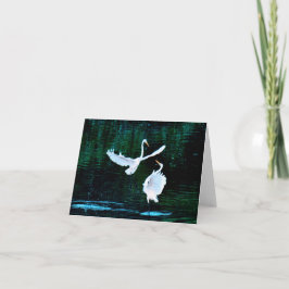 Cartão Elegantes Em Dança