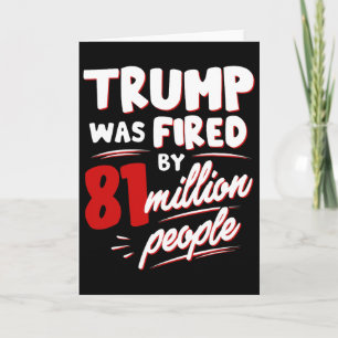 Cartão Eleição Divertida Trump Foi Demitido Por 81 Milhõe