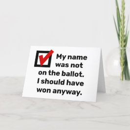 Cartão Eleição Humor 2024