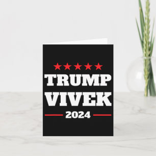 Cartão Eleição Negligenciada Pro Donald Trump Vivek 2024