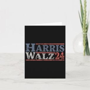 Cartão Eleição Walz 2024 Kamala Harris Tim Waltz 2024 15