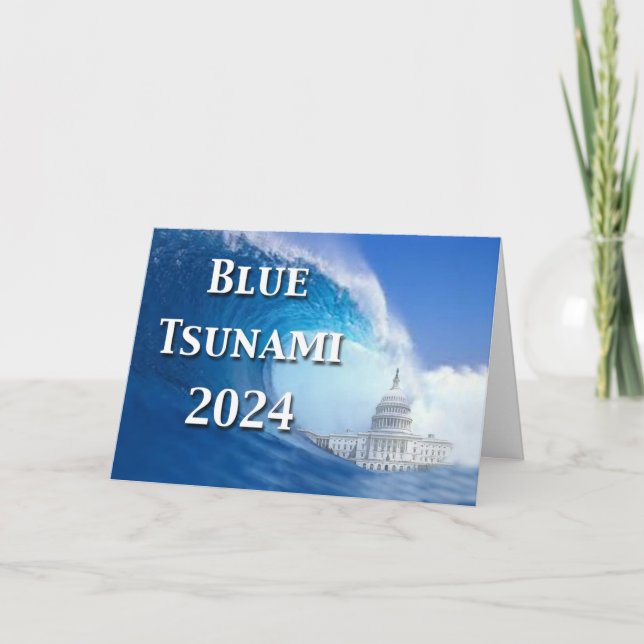 Cartão Eleições 2024 no tsunami (Frente)