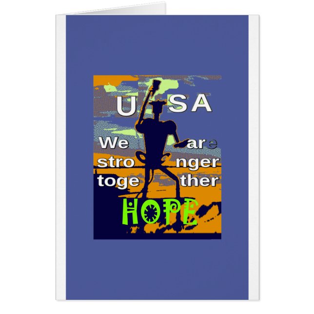 Cartão Eleições nos EUA 2016 Hillary Clinton espera um ma (Frente)