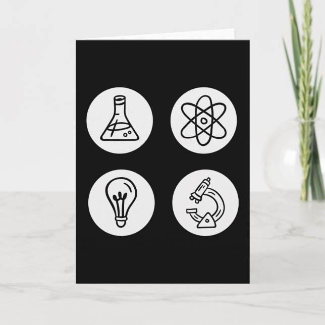 Cartão Elementos de ciência (Frente)