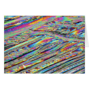 Cartão Elementos/magnésio sob o microscópio