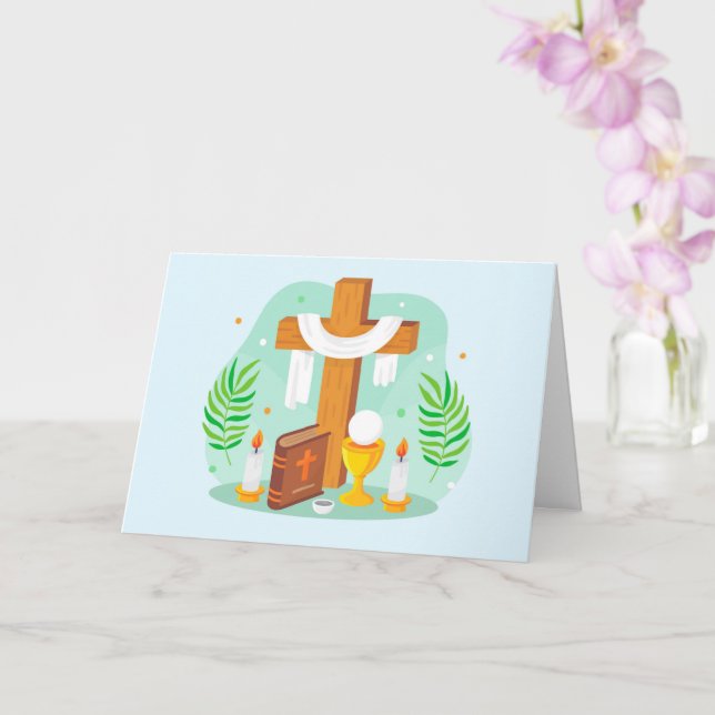 Cartão Elementos Religiosos (Orquídea)
