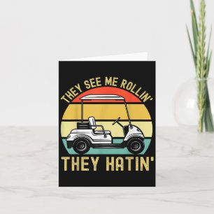 Cartão Eles Me Veem Rollin Eles Odiam Memória Engraçada D