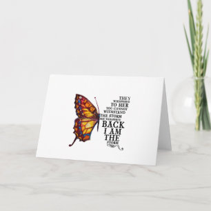 Cartão Eles Sussurraram Para Ela Que Você Não Pode Suport