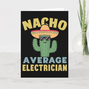 Cartão Eletricista Nacho Médio Cinco De Mayo Eletricista 