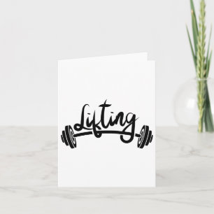 Cartão Elevação da posição Elevação do peso do gim