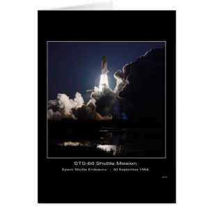 Cartão Elevação do Endeavador de Ônibus Espacial - 30 de