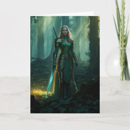 Cartão Elfo Guardião do Reino Encantado
