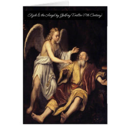 Cartão Elijah e o Anjo