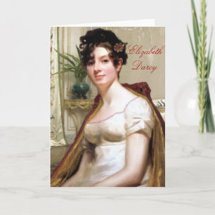 Cartão Elizabeth Darcy Notecard