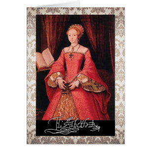 Cartão Elizabeth mim como a princesa