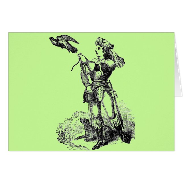 Cartão Elizabethan Costumes (Frente Horizontal)