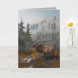 Cartão "Elk Art" por Jason Street 5" x 7"