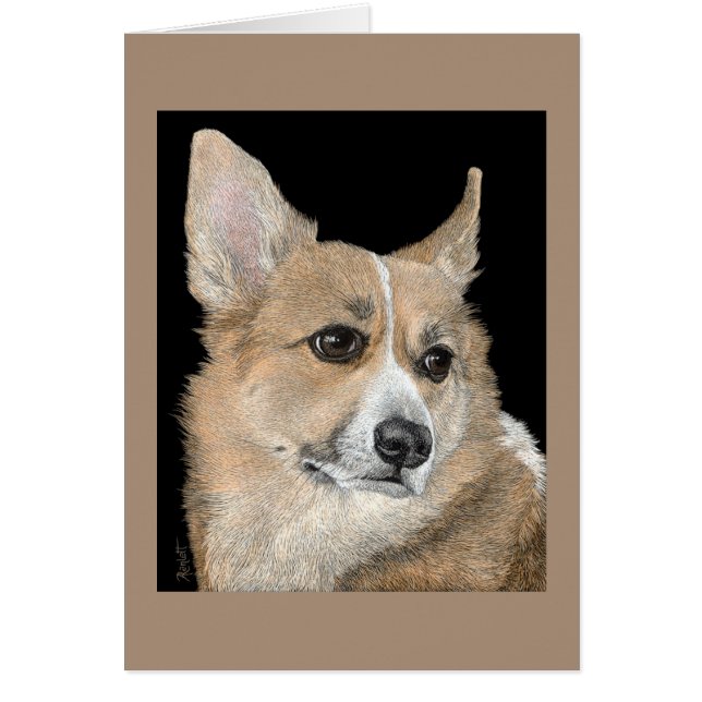 Cartão "Ella Bella" - Corgi (Frente)