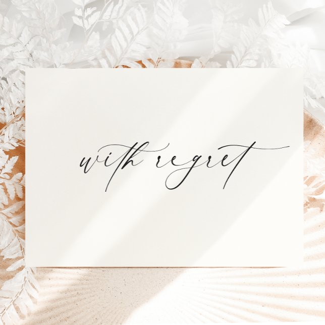 Cartão Ellesmere com arrependimento Desculpe não podermos (Criador carregado)