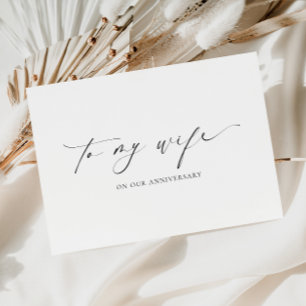 Cartão Ellesmere Para A Minha Esposa No Nosso Aniversário