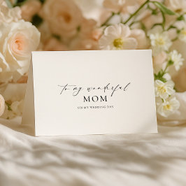 Cartão Ellesmere Para Meu Maravilhoso Dia De Casamento Da