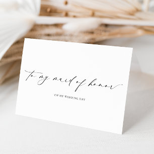 Cartão Ellesmere Para Minha Dama De Honra Dia De Casament