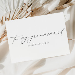 Cartão Ellesmere Para Minha Dama de Honra Dia do Casament