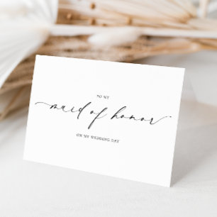 Cartão Ellesmere Para O Dia De Casamento Da Minha Madrinh