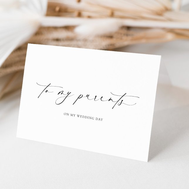 Cartão Ellesmere Para O Dia De Casamento Dos Meus Pais (To My Parents Wedding Day Card Ellesmere )