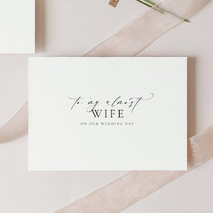 Cartão Ellesmere Para O Meu Dia De Casamento Quase Esposa