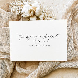 Cartão Ellesmere Para O Meu Maravilhoso Dia De Casamento 