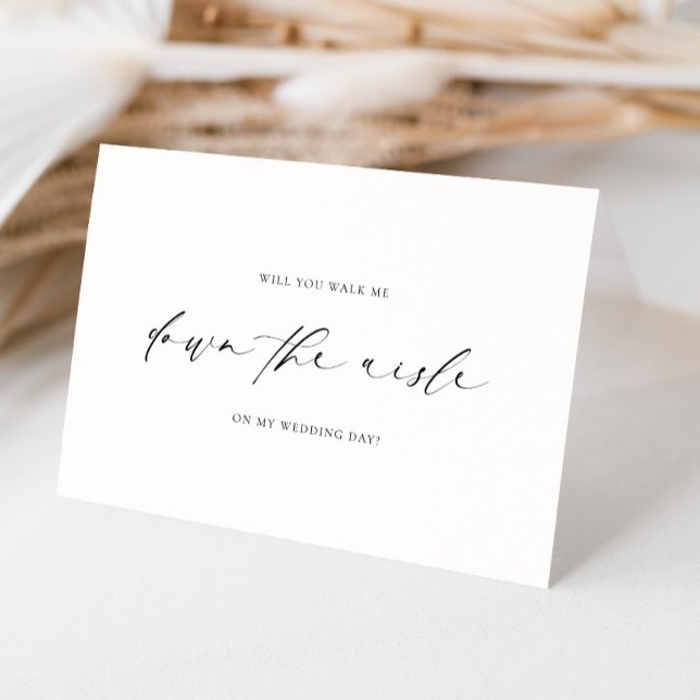 Cartão Ellesmere Passear-Me Pela Proposta Da Aisle (Criador carregado)