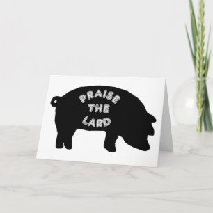 Cartão Elogie a banha