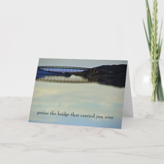 Cartão Elogie a ponte (Frente)