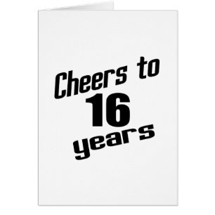 Cartão Elogios a 16 anos
