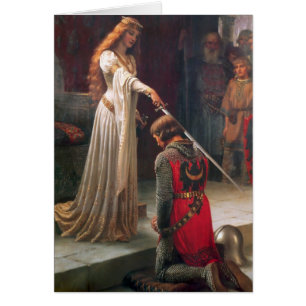 Cartão Elogios [Edmund Blair Leighton]