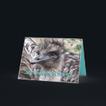 Cartão Elsie cartão-personaliza<br><div class="desc">Use este cartão do divertimento como é ou mude as palavras para dentro ao seus próprias.  Olhe para mais cartões do emu,  e presentes.</div>