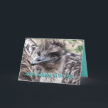 Cartão Elsie cartão-personaliza<br><div class="desc">Use este cartão do divertimento como é ou mude as palavras para dentro ao seus próprias.  Olhe para mais cartões do emu,  e presentes.</div>