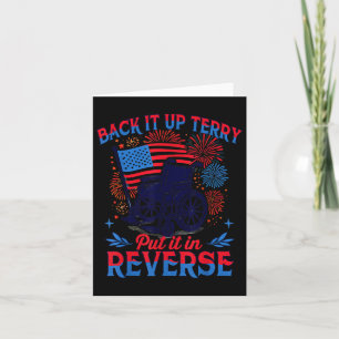 Cartão Em 4 De Julho, Veterano Byck It Terry Colocou Sua