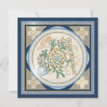 Cartão em branco da criação do escritório G amarel