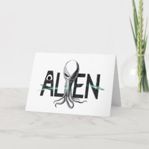 Cartão em Branco de Alien Espacial