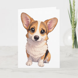 Cartão em Branco do Corgi 