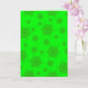 Cartão em Branco Monocromático FTF 5x7 em Verde